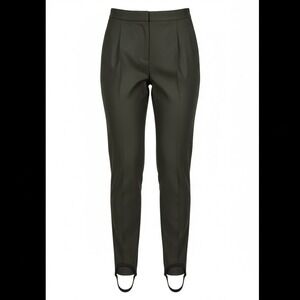 Votre Nom Vintage Stirrup Pant Olive Green 10 Medium High Rise Stretch Women's